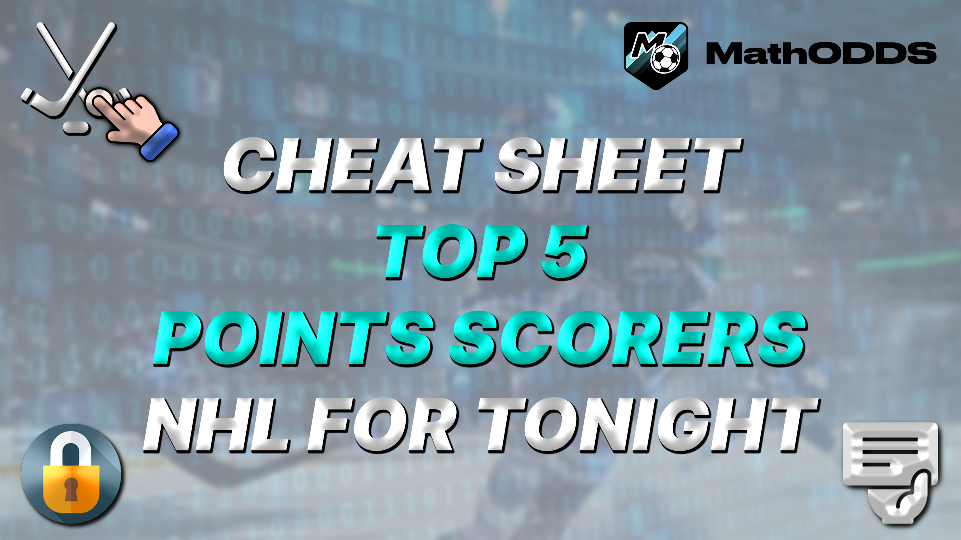 TOP 5 NHL POINT SCORER : SUPER cheat-sheet – December 11, 2025