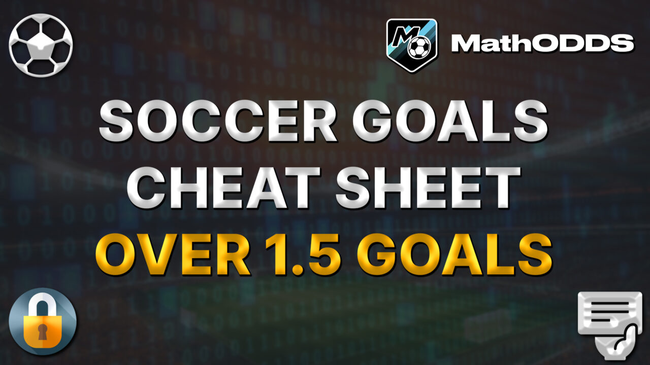 Cheatsheet Football Soccer of the day - Over 1.5 goals