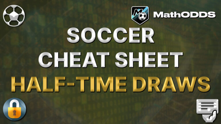 Soccer Cheat Sheet - TOP 5 potential half-time draws for 23-04-2026