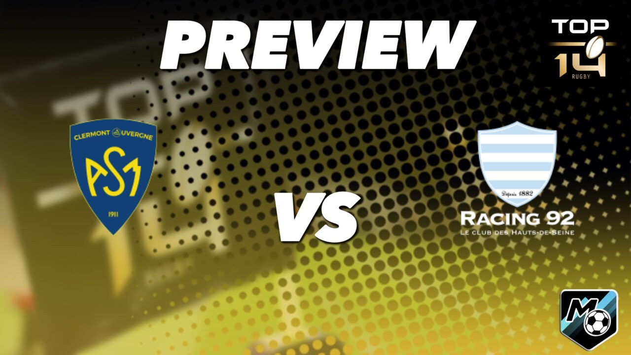 ASM Clermont vs Racing 92 Top 14 prediction