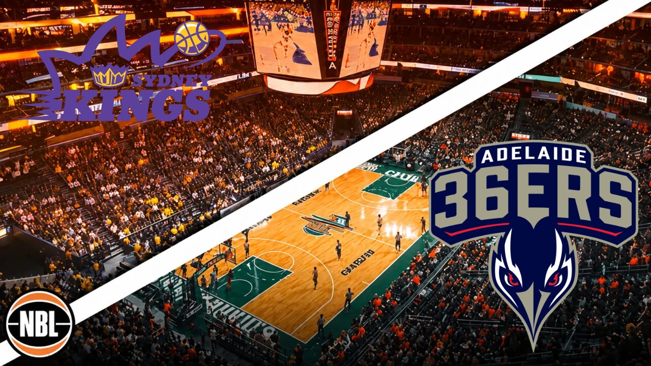 Sydney Kings vs Adelaide 36ers NBL prediction visual